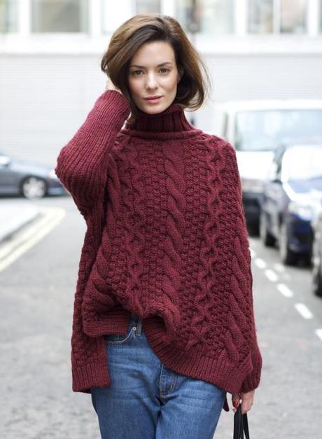 burgundy knit lovers