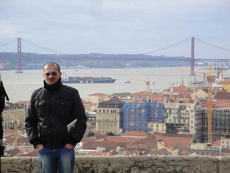 Lisbona, Io e la veduta dal castello