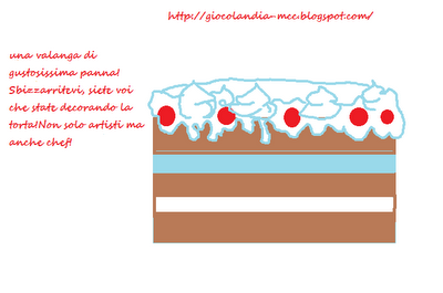 Mamma mi aiuti a disegnare?una torta in 7 step