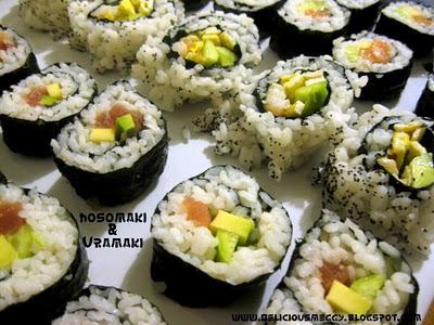 Il mio Sushi: Uramaki, Hosomaki, Nigiri e Sashimi