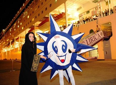 Msc Lirica sbarca negli Emirati Arabi