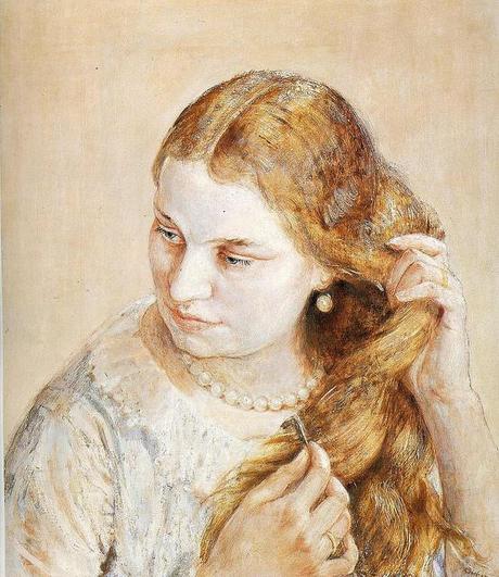 Isabel Bishop_Combing her hair Isabel Bishop_Combing her hair