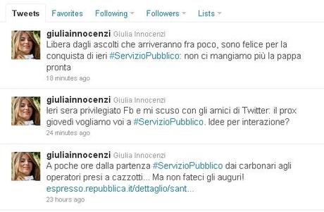 il servizio pubblico dei twitt il servizio pubblico dei twitt