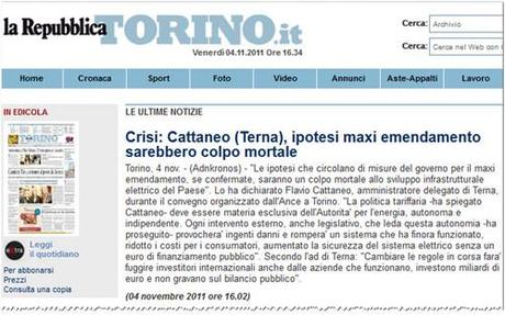RepubblicaTorino Flavio Cattaneo CRISI: Flavio Cattaneo Ipotesi Maxiemendamento colpo mortale - breve rassegna