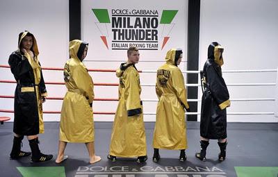 Presentation of the new Dolce  &Gabbana; Thunder boxing team 2011/2012