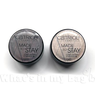 A close up on make up n°39: Catrice, ombretti Made to stay n°010 e n° 040