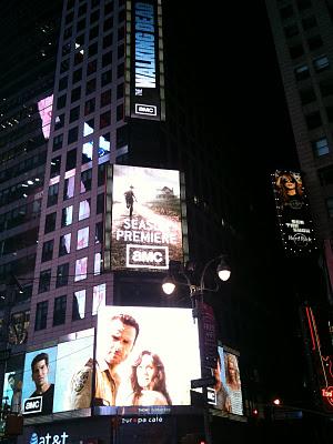 Pubblicità The Walking Dead a Times Square