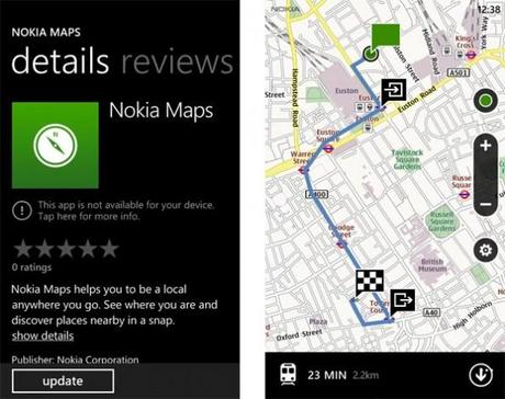 Come funziona Nokia Maps su Nokia Lumia 710 : Video