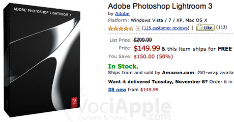 Adobe Photoshop Lightroom a soli $150 Adobe Photoshop Lightroom a soli $150