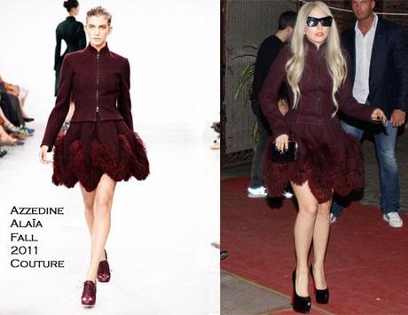 Runway to red carpet: Lady Gaga