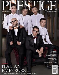 Domenico Dolce and Stefano Gabbana su Prestige HK