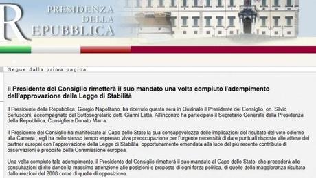 comunicato napolitano È proprio vero?