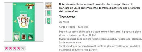 tressette symbian Tressette per Symbian