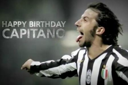 Del Piero Compleanno Happy Birthday Alessandro Del Piero compie 37 Anni, la Juventus gli dedica un Video
