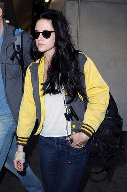 New trend, Varsity jacket like Kristen Stewart, in o out?