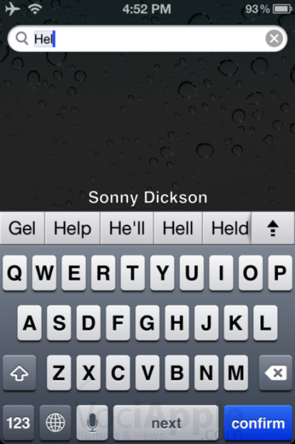 ios 5 funzione nascosta Come aggiungere la funzione nascosta “barra di correzione automatica” su iPhone iOS 5 – Guida