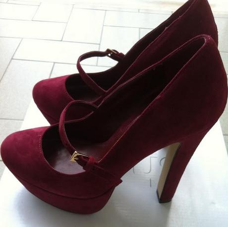 Obsessed with shoes and burgundy Obsessed with shoes and burgundy