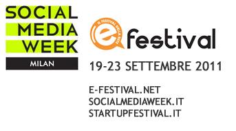 Al via a Milano e-festival con la Social Media Week