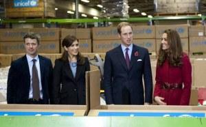 Le foto di William, Kate Middleton e i principi di Danimarca.