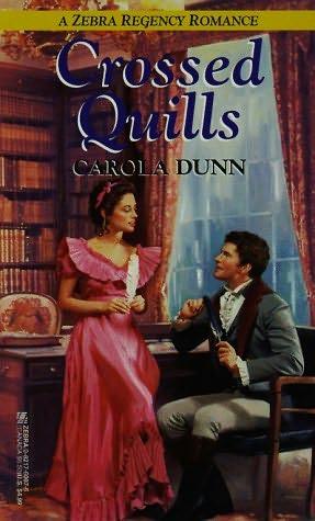book cover of 

Crossed Quills 

by

Carola Dunn