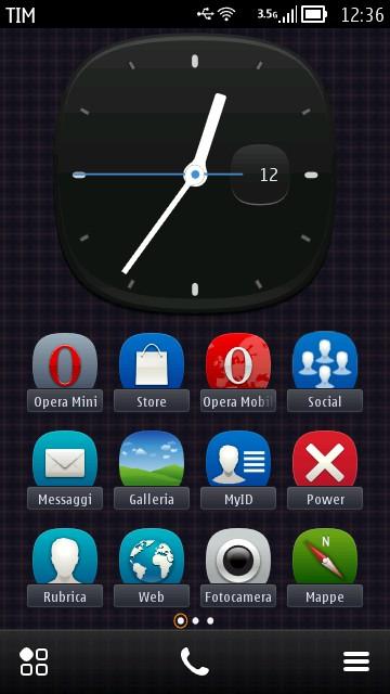 dd33 Big Analog Clock Widget