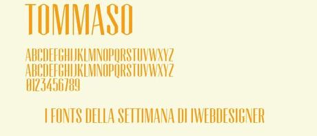 tommaso-i-font-della-settimana I fonts della settimana
