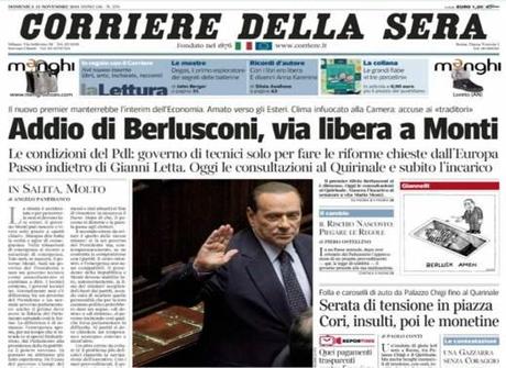 RASSEGNA STAMPA SPECIALE/ Le dimissioni di Berlusconi