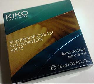Review Sunproof Cream Foundation SPF 15 Kiko