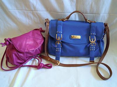 Borsa blu elettrico River Island su Asos