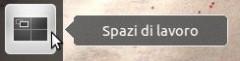 Spazio di lavoro in Unity 3D l' interfaccia grafica predefinita di Ubuntu spazio di lavoro.JPG