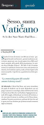 Sesso, suora & Vaticano... Se lo dice Suor Marie-Paul Ross... Sesso, suora & Vaticano... Se lo dice Suor Marie-Paul Ross...