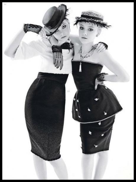 Cover Girl// Elle e Dakota Fanning on W Magazine