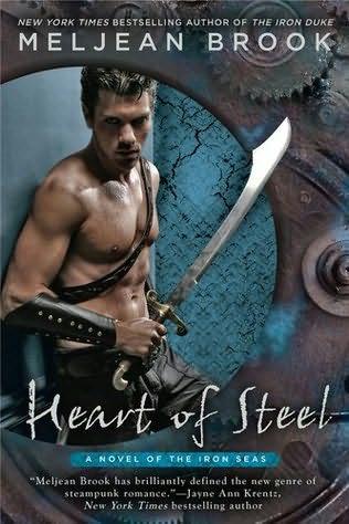 The iron seas series book cover of
Heart of Steel
(Iron Seas, book 2)
by
Meljean Brook