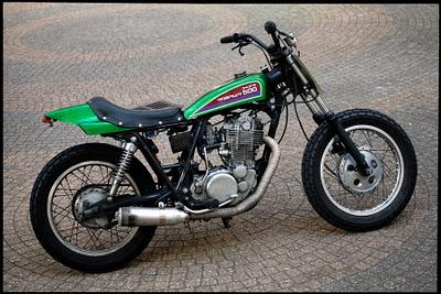 Yamaha SR 500 Dirt Track #76 by Blitz Motorcycles