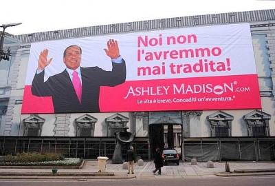 Ashley Madison sta con Berlusconi