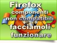 Firefox 5 ed i componenti non compatibili
