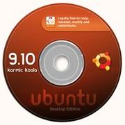 Ubuntu 9.10 CD label