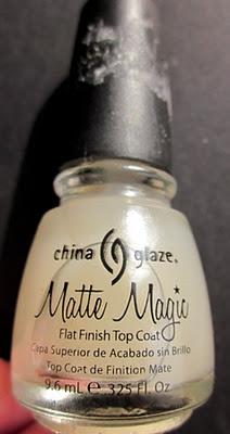 Matte Magic China Glaze - Clarissa Nails Matte Magic China Glaze - Clarissa Nails