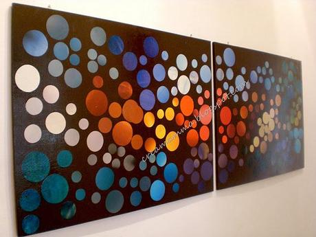 Pannelli decorativi con i fogli delle riviste Pannelli decorativi con i fogli delle riviste