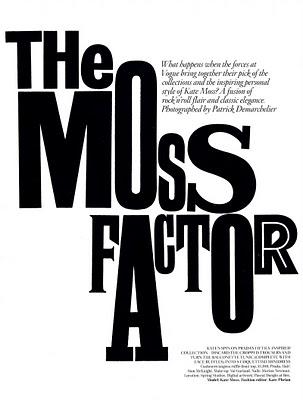 The MOSS FACTOR