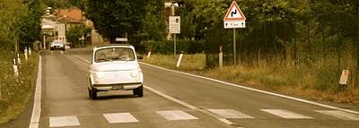 a Roma in cinquecento, primo giorno a Roma in cinquecento, primo giorno