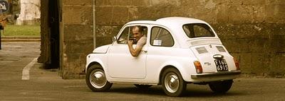 a Roma in cinquecento, primo giorno a Roma in cinquecento, primo giorno