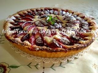 Cheesecake alle prugne rosse