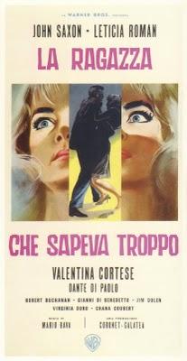 (1962) locandina - LA RAGAZZA CHE SAPEVA TROPPO (italia)