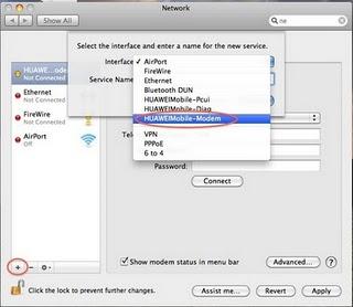 Come configurare una internet key su Mac OS X