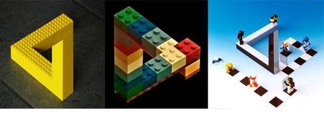 Illusioni ottiche? Meglio con i mattoncini LEGO