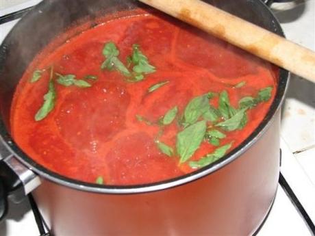 La mia conserva di salsa di pomodoro