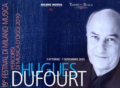 XIX Festival Milano Musica: Hugues Dufourt