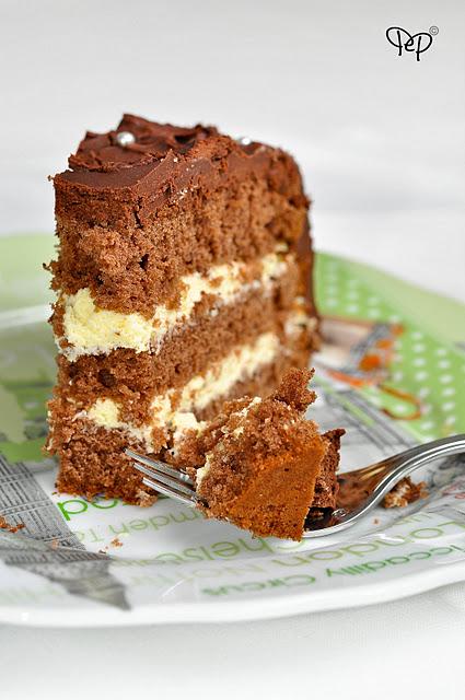 Choco-lemon layer cake