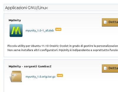 MyUnity utility per personalizzare l'interfaccia di Ubuntu.